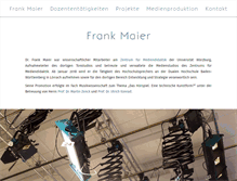 Tablet Screenshot of frankmaier.net